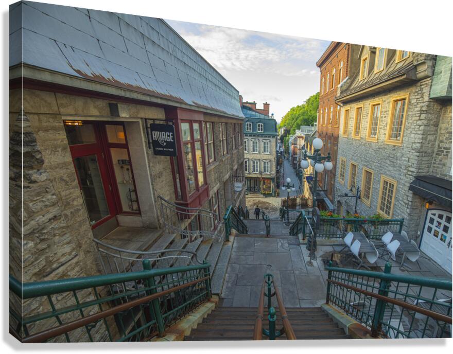 Rue Du Petit Champlain Canvas Print