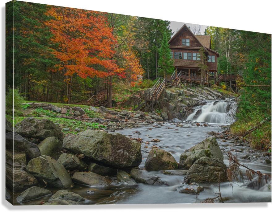 Mohawk Falls Autumn Magic Canvas Print