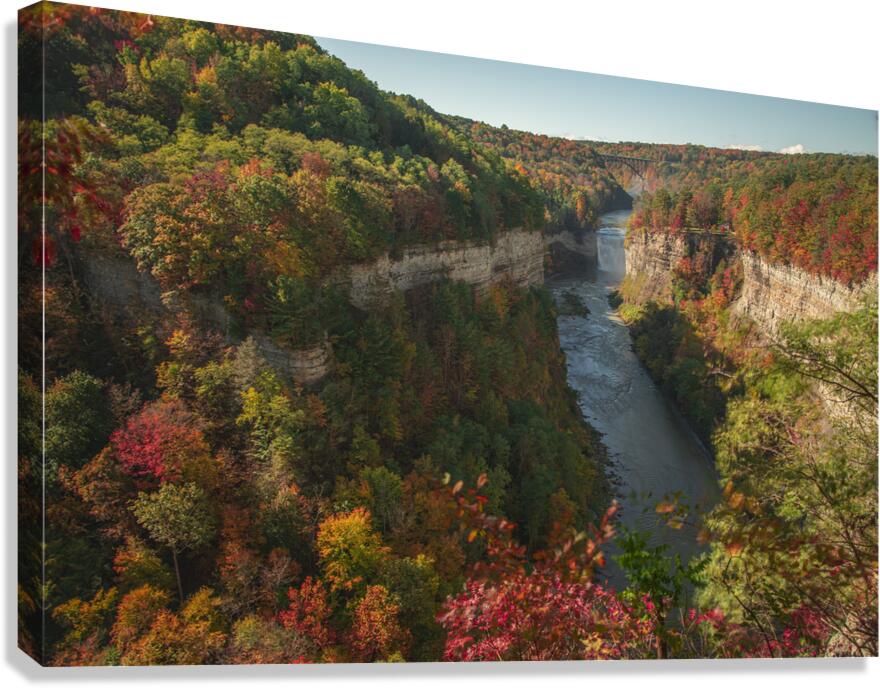 Inspiration Point Overlook Autumn Magic Canvas Print