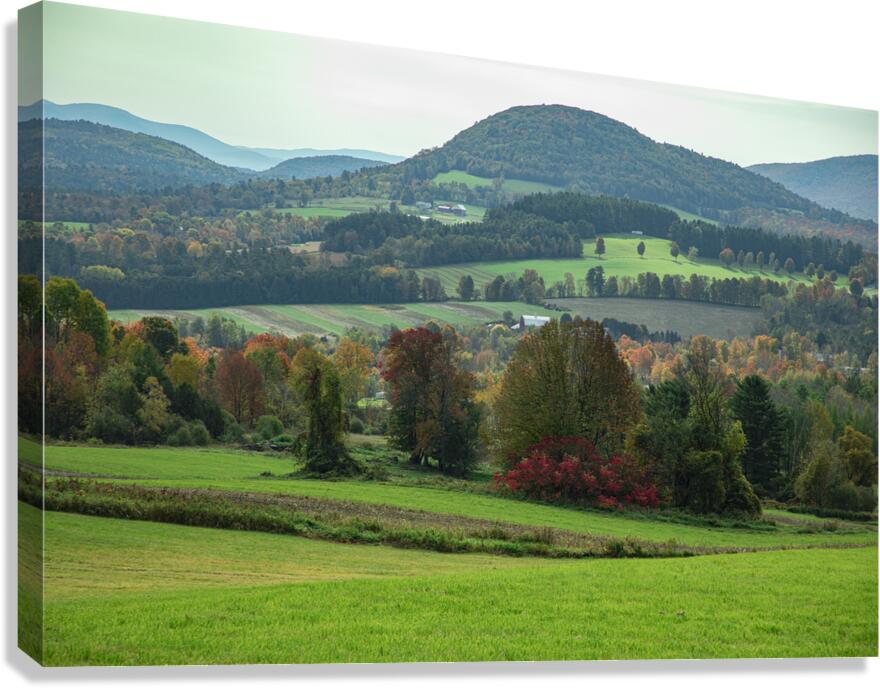 Autumn Rolling Hills of Peacham Canvas Print