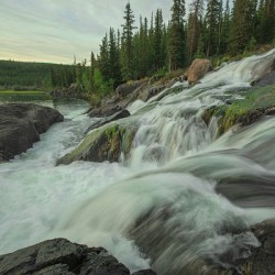 Rampart Falls Summer flow