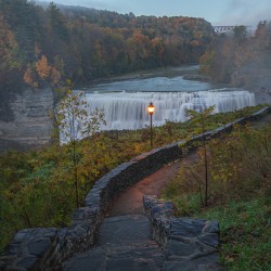 Evening Path to Middle Falls
