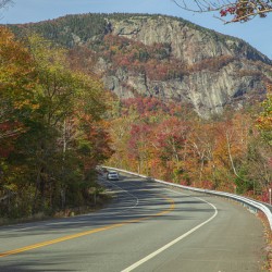 Crawford Notch Autumn Road