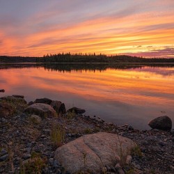 Magical Sunset at Prosperous Lake