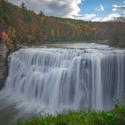 Autumn Wonderland at Middle Falls