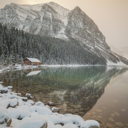 Lake Louise Winter Reflections