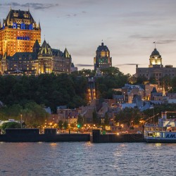 Magical Sunset glow of Quebec City