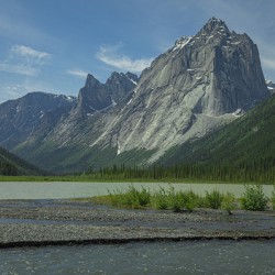 Nahanni Glacier lake