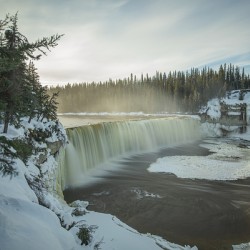 Lady Evelyn falls Winter Thaw