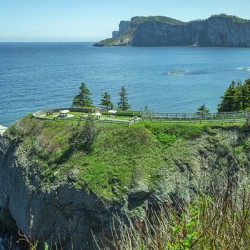 Seascape overlook of Forillion
