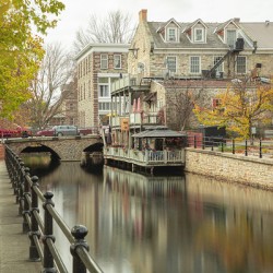 Perth Canal Autumn Reflections