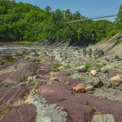 Chaudiere Falls Suspension Bridge