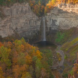 Taughannock Falls Autumn Overlook