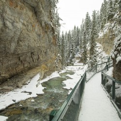 Johnston Canyon Winter Thaw