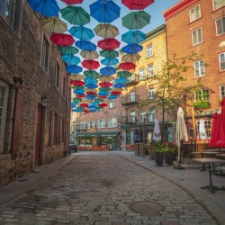 Quebec City Umbrella Vibes