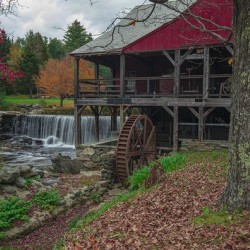 Late Autumn at Weston Grist Mill