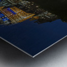 Chateau Frontenac Evening Glow Metal print