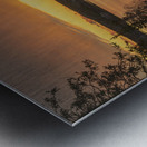 Jackfish Lake Fiery Skies Metal print