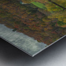 Pensioner Fall Reflections Metal print