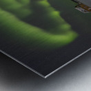 Aurora Portal Opening over Houseboats Metal print