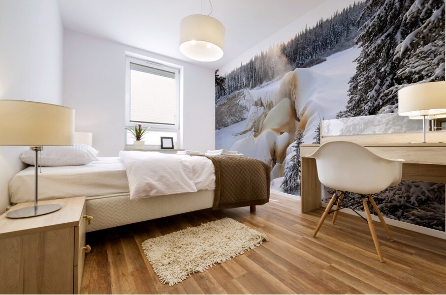 Frozen breath of Alexandra Mural print