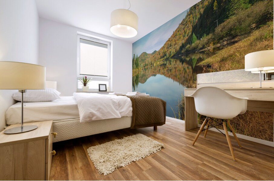 Jacques Cartier Fall reflections Mural print