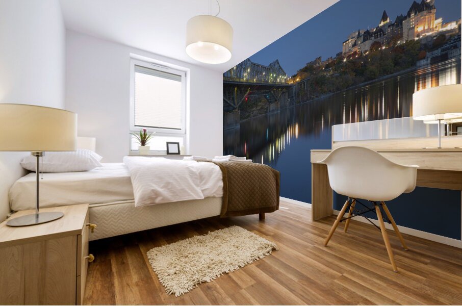 Royal Alexandra Bridge Reflections Mural print