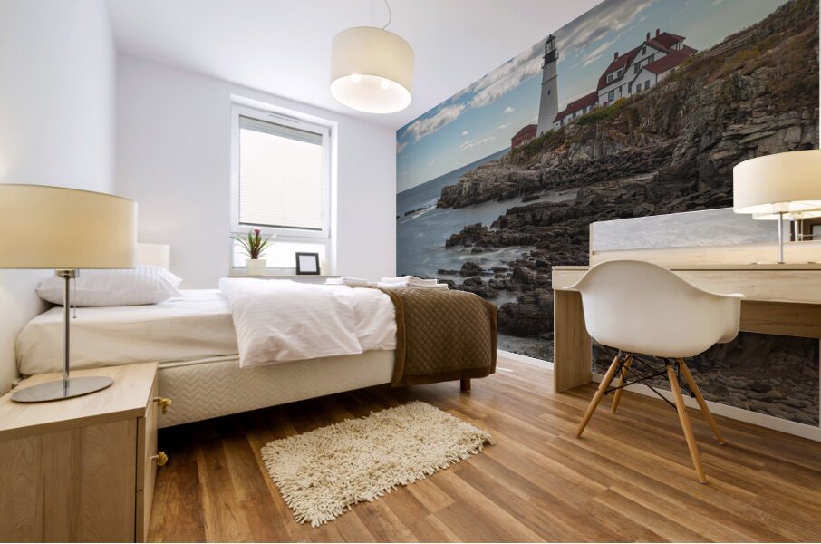 Portland Head light Mural print