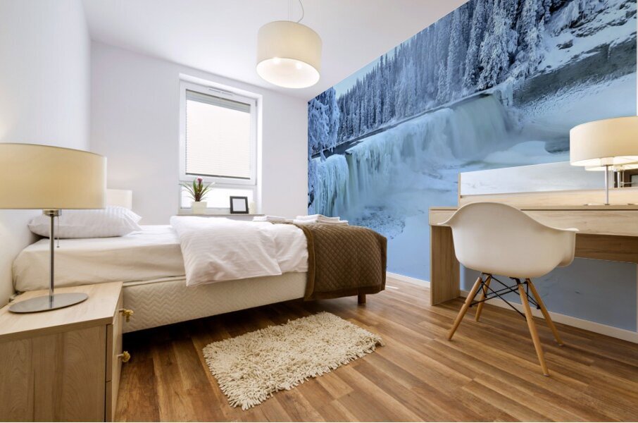 Magical Frost at  Lady Evelyn Falls Mural print