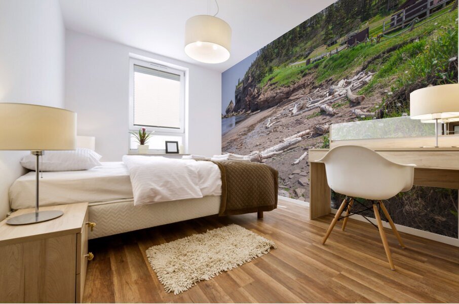 Indian Head rock and Cliffs Mural print