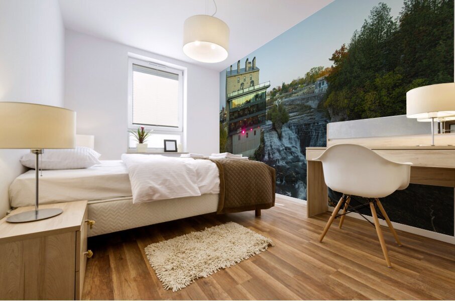 Autumn at Elora Mill Mural print