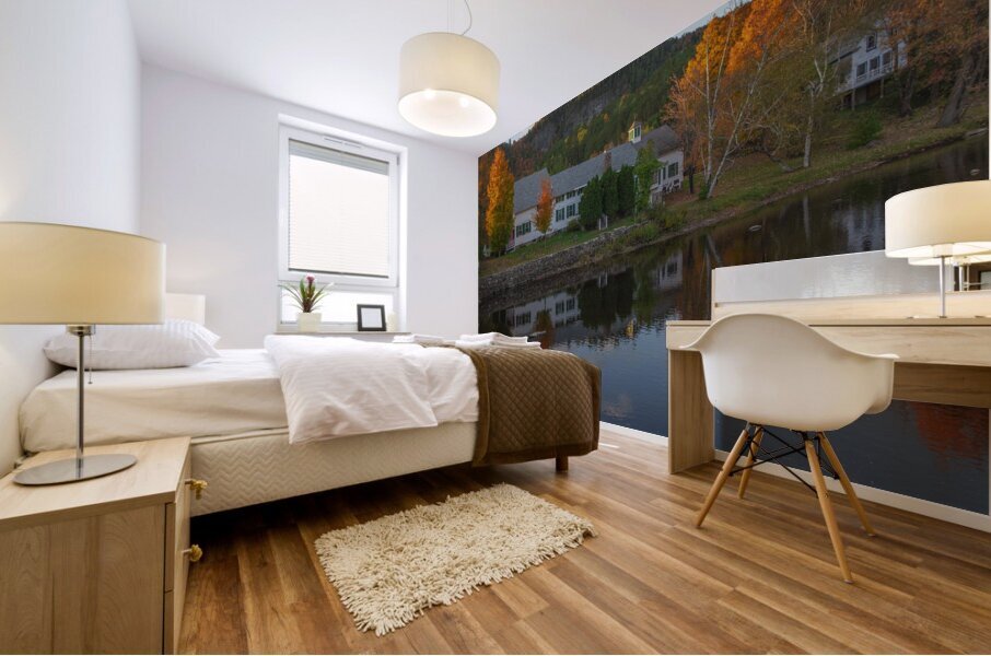 Stark House Autumn Reflections Mural print