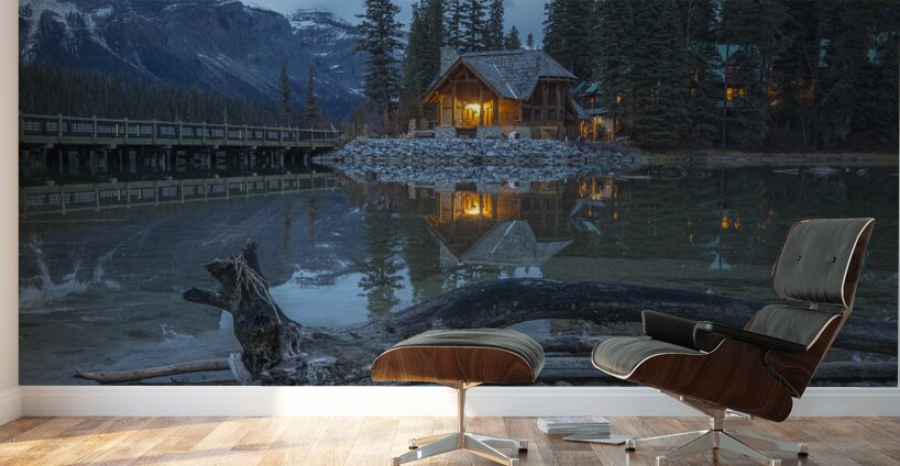 Emerald Lake Cilantro reflections Wall Murals