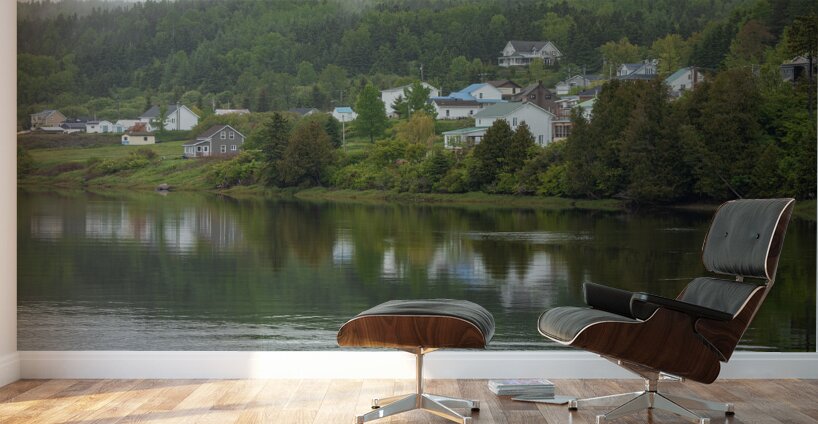 Foggy Spring Morning refections Wall Murals