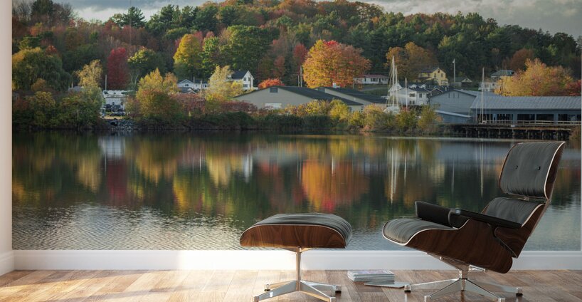 Newport Autumn Reflections Wall Murals