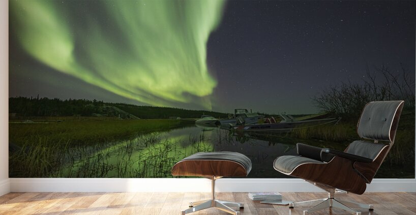 Prelude Lake Aurora Explosion Wall Murals