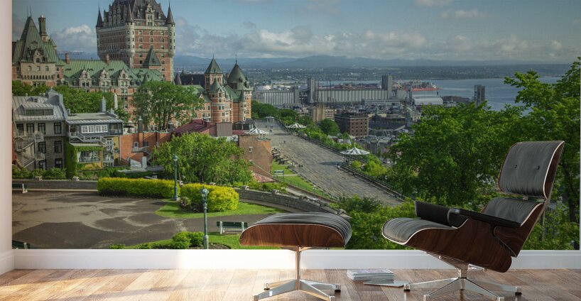 Quebec City Frontenac Lookout Wall Murals