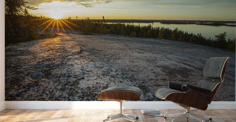 Sunburst above Prelude Lake Wall Murals