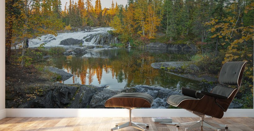 Autumn Beauty of Rampart Falls Wall Murals