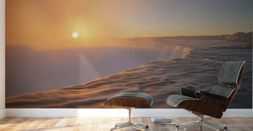 Horseshoe Falls majestic sunrise mist Wall Murals