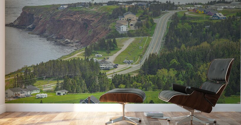 Scenic Overlook of Perce  2 Wall Murals
