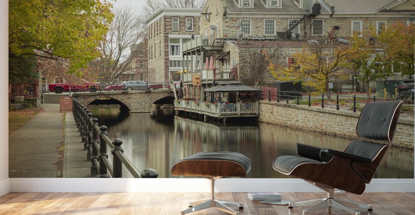 Perth Canal Autumn Reflections Wall Murals