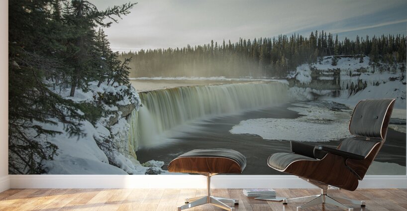 Lady Evelyn falls Winter Thaw Wall Murals