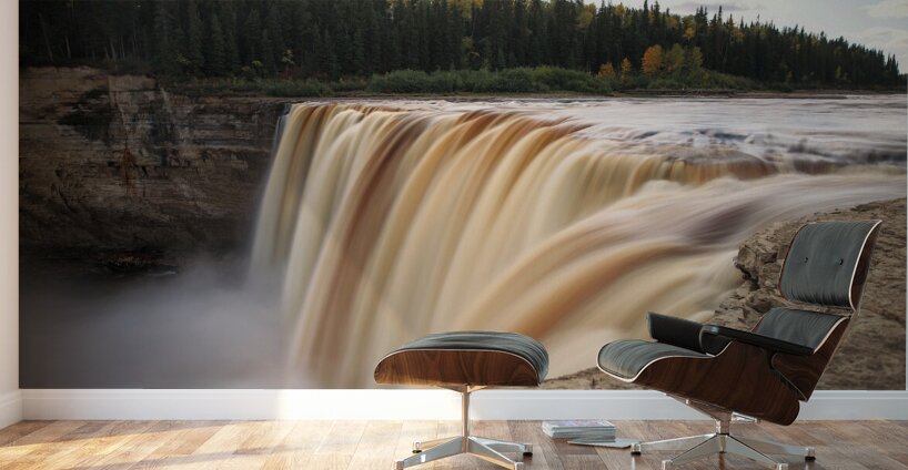 Next to Alexandra Falls -  Autumn Wall Murals