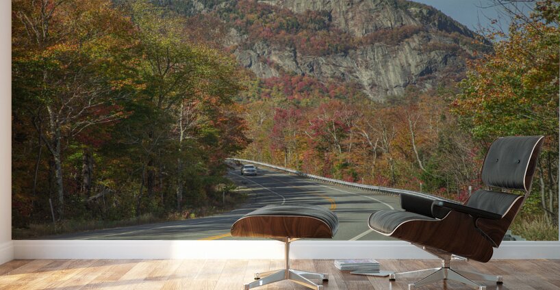 Crawford Notch Autumn Road Wall Murals