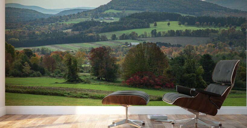 Autumn Rolling Hills of Peacham Wall Murals