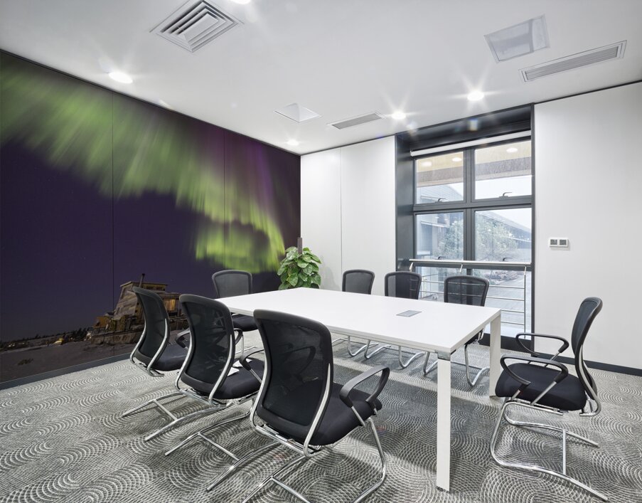 Aurora Curtain Wall Printing