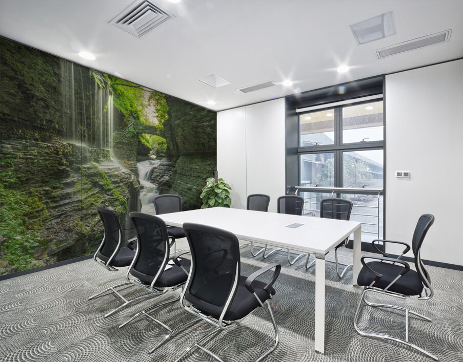 Rainbow Falls Summer Glow Wall Printing