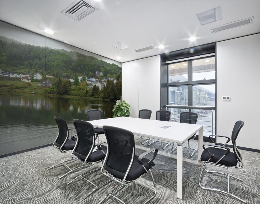 Foggy Spring Morning refections Wall Printing