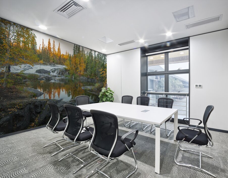 Autumn Beauty of Rampart Falls Wall Printing